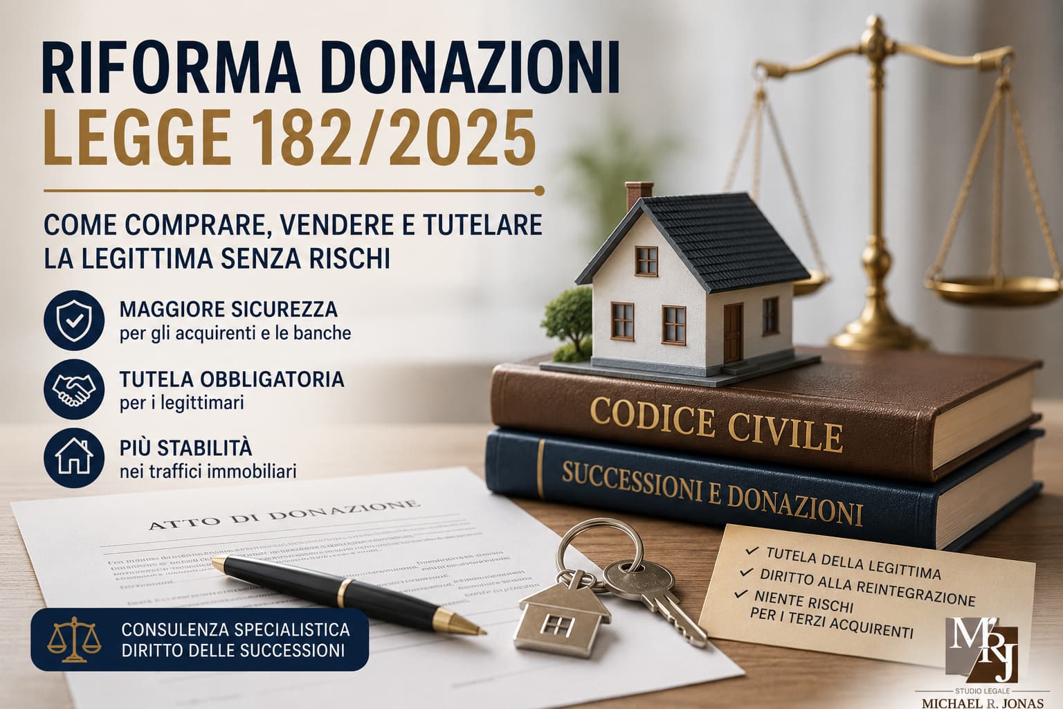 Comprare casa donata con mutuo in banca dopo la nuova riforma donazioni legge 182